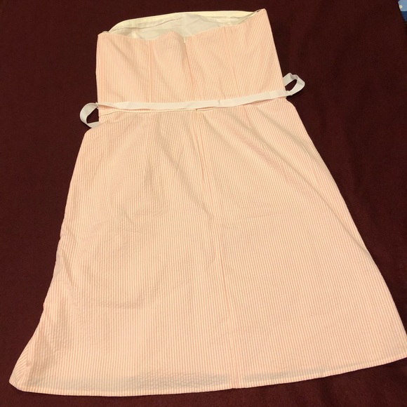 Old navy pink & white striped strapless dress - Picture 3 of 8
